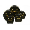 Pack d'étuis de batterie Hardcase standard 22 pouces