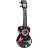 Ukulélé Mahalo Soprano MA1 Art - cœurs et fleurs
