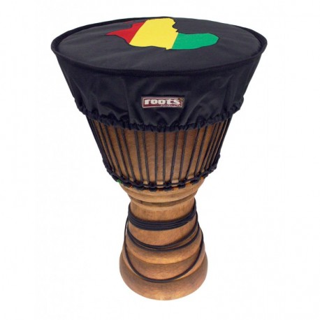 Housse couvre peau de Djembé Roots Jupe 35 à 38cm motif Afrique