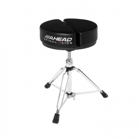 Siège batteur Ahead Spinal Glide rond noir