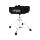 Siège batteur Ahead Spinal Glide moto noir quadripode