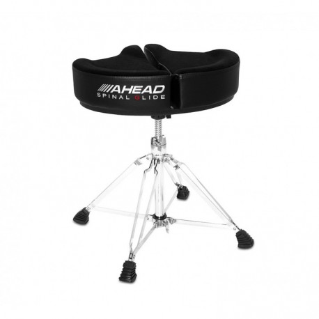 Siège batteur Ahead Spinal Glide moto noir quadripode