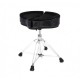 Siège batteur Ahead Spinal Glide moto noir pailleté quadripode