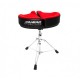 Siège batteur Ahead Spinal Glide moto rouge tripode