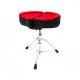 Siège batteur Ahead Spinal Glide moto rouge tripode