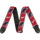 Sangle Fender Monogrammed red-white-blue