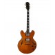 Guitare électrique Stanford Cross Road Thinline 35 Vintage Blonde FM
