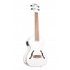 Ukulele Kala Crossover Archtop hollow Tenor électro-acoustique Satin Metallic White