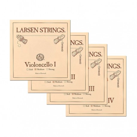 Jeu de cordes de violoncelle 3/4 Larsen tension moyenne