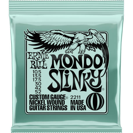 Cordes électrique Ernie Ball 2211 Mondo slinky 10.5-52