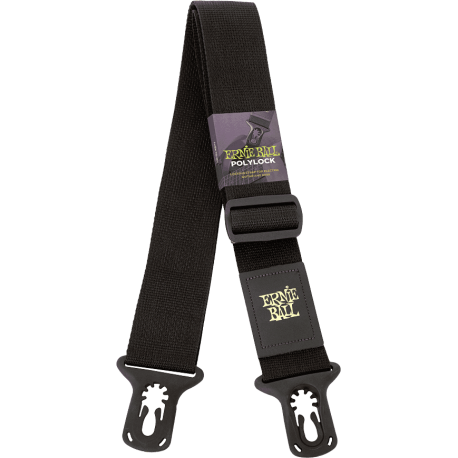 Sangle Ernie Ball Polylock noire
