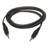 Cable mini jack stéréo 3m Hilec