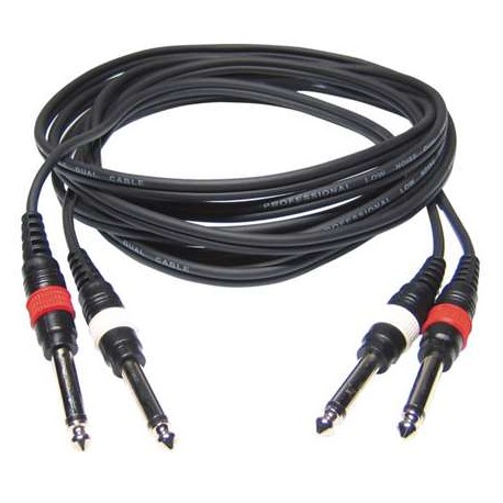 Cable couplé jack pour clavier Hilec 3 metres