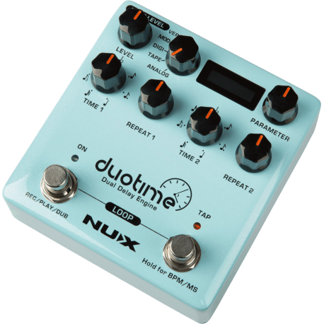 Pédale Delay et Looper NUX DUO TIME