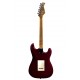 Guitare électrique gaucher Prodipe ST83 candy red