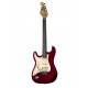 Guitare électrique gaucher Prodipe ST83 candy red