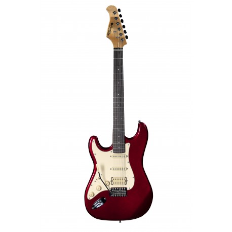 Guitare électrique gaucher Prodipe ST83 candy red