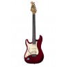 Guitare électrique gaucher Prodipe ST83 candy red