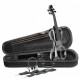 Violon électrique 4/4 Stagg EVN X avec housse noir métallique