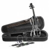 Violon électrique 4/4 Stagg EVN X avec housse noir métallique