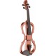 Violon électrique 4/4 Stagg EVN X avec housse marron métallique