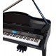 Piano numérique forme 1/4 de Queue Medeli Grand 510 noir