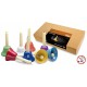 Jeu de huit cloches de différentes couleurs Stagg HB SET