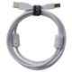 Câble UDG USB 2.0 A-B Blanc Droit 2m