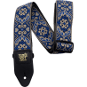 Sangle Ernie Ball jacquard tribal blue