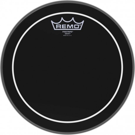 Peau Remo Pinstripe ebony 10 pouces