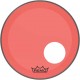 Peau Remo colortone Powerstroke 3 percée 18 pouces rouge
