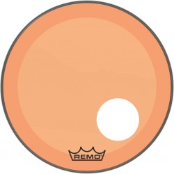 Peau Remo colortone Powerstroke 3 percée 20 pouces orange