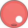 Peau Remo colortone Powerstroke 3 percée 20 pouces rouge