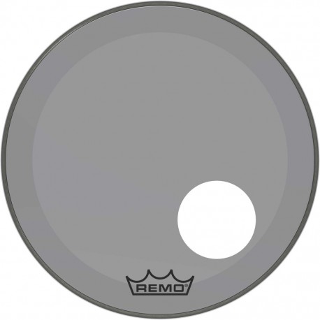 Peau Remo colortone Powerstroke 3 percée 20 pouces smoke