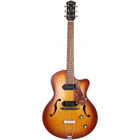 Guitare électrique Godin 5th Avenue CW Kingping II P90 Cognac burst