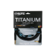 Cable jack guitare coudé Klotz Titanium 3 metres