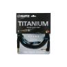 Cable jack guitare coudé Klotz Titanium 3 metres