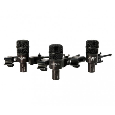 Pack de 3 micros Audix D2