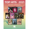 Partition Top hits 2021piano vocal guitare