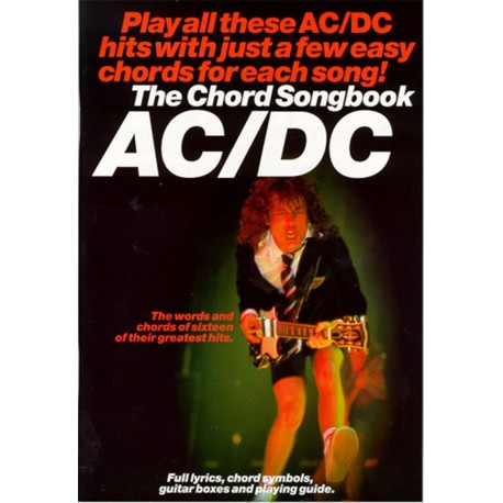 The chord songbook AD/DC guitare tablatures