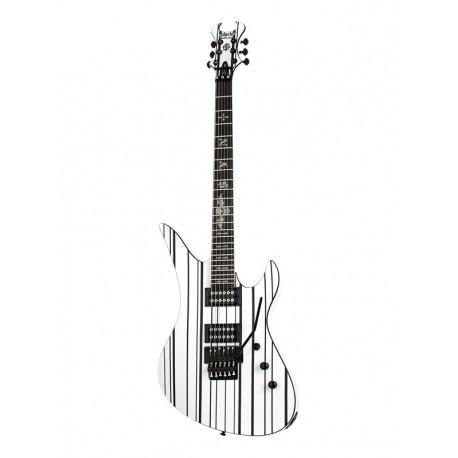 Guitare électrique Schecter Synyster Gates Standard Floyd - White