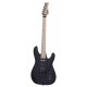 Guitare électrique Schecter Sun Valley SS Floyd Rose micro Sustainiac - Satin Black