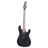 Guitare électrique Schecter Sun Valley SS Floyd Rose micro Sustainiac - Satin Black