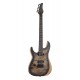 Guitare électrique Schecter Reaper 6 gaucher - Charcoal Burst