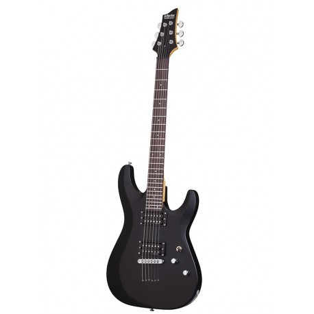 Guitare électrique Schecter C-6 Deluxe - Satin Black