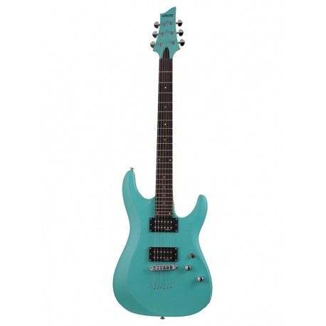 Guitare électrique Schecter C-6 Deluxe - Satin Aqua