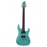 Guitare électrique Schecter C-6 Deluxe - Satin Aqua