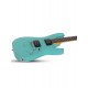 Guitare électrique Schecter C-6 Deluxe - Satin Aqua
