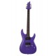 Guitare électrique Schecter C-6 Deluxe Satin Dark Purple