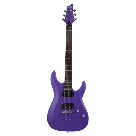 Guitare électrique Schecter C-6 Deluxe Satin Dark Purple